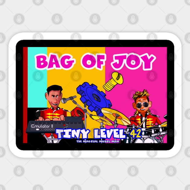 Bag of joy tiny 42 Sticker by EnceladusWaters